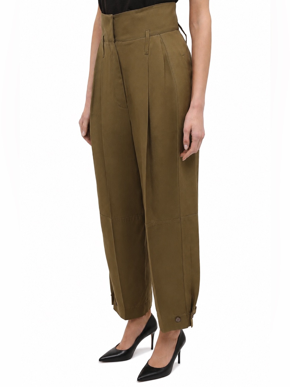 GIVENCHY High Waisted Military Trouser